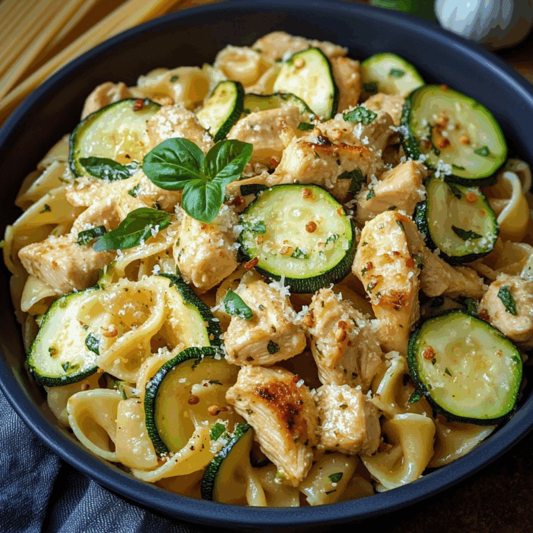 Chicken Zucchini Pasta
