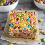 Easter M&M Cookie Bars