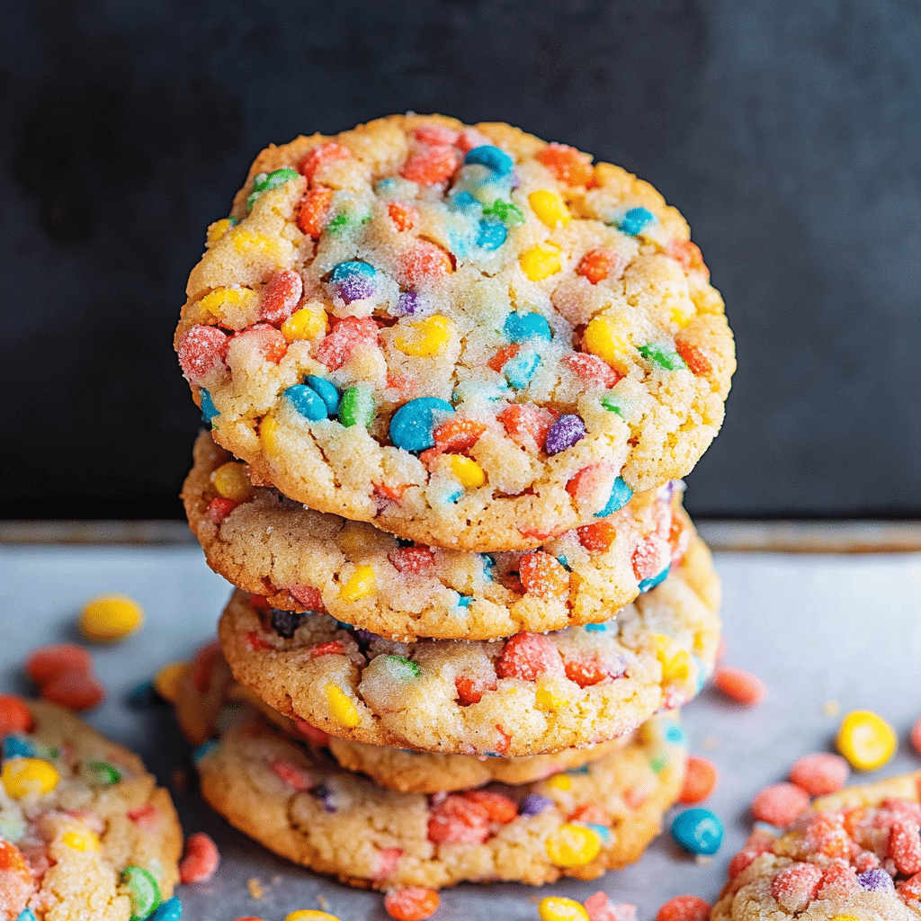 Fruity Pebbles Cookies