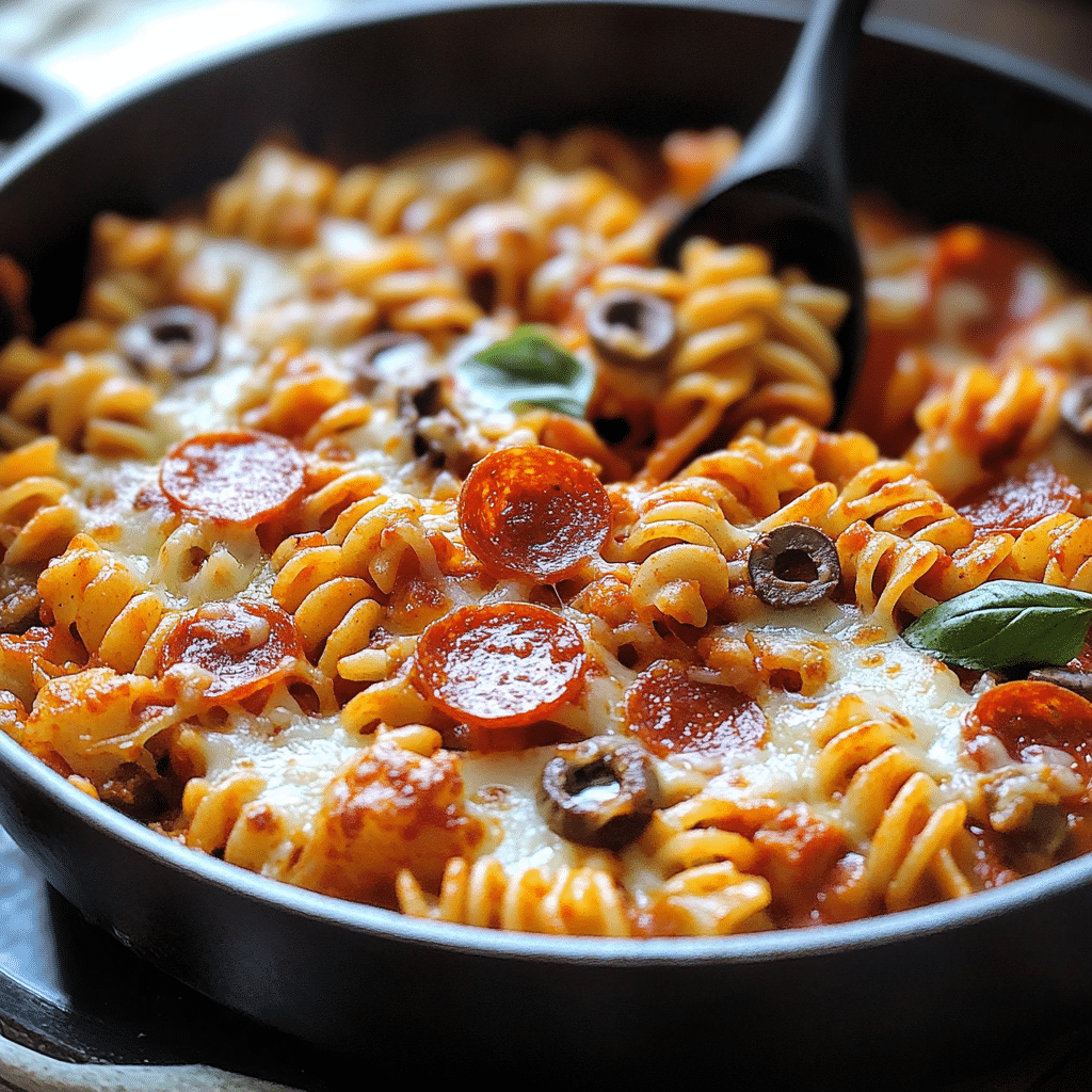 One Pot Pizza Pasta