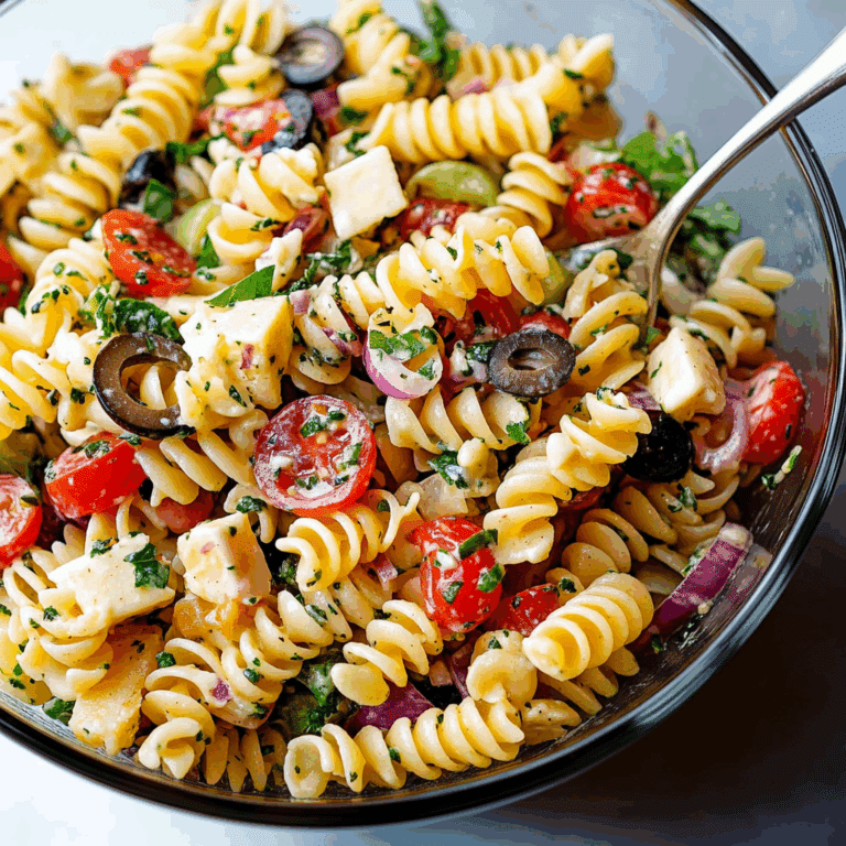 Pasta Salad with Italian Dressing