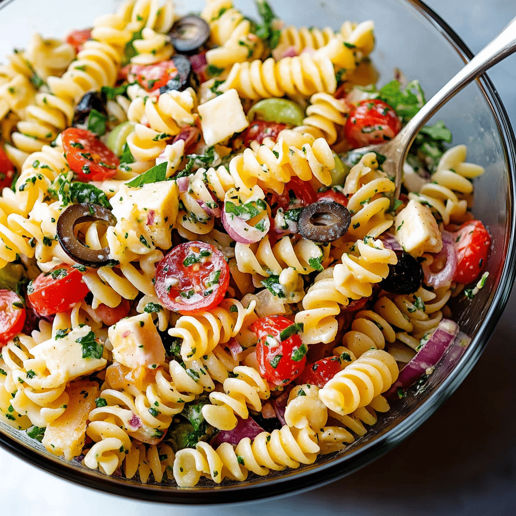 Pasta Salad with Italian Dressing