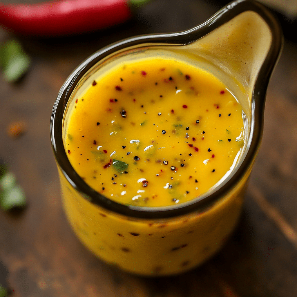 Sweet and Spicy Mango Salad Dressing