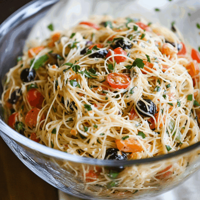 Angel Hair Pasta Salad
