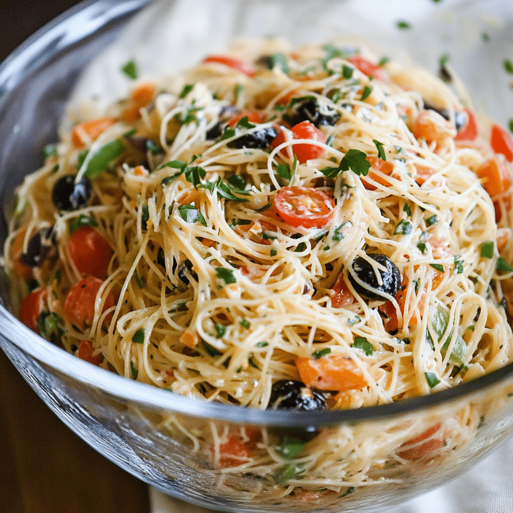 Angel Hair Pasta Salad