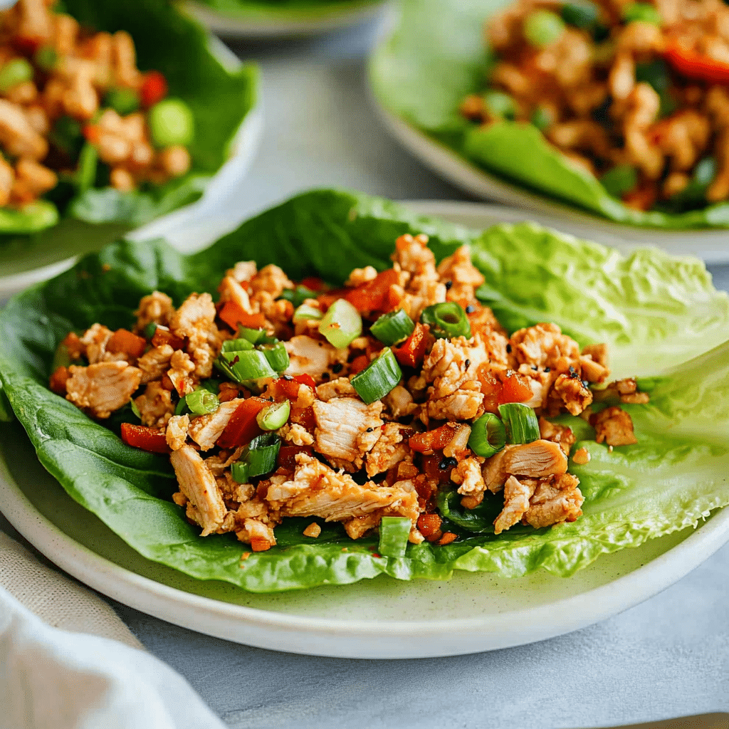 Asian Turkey Lettuce Wraps