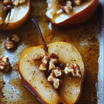Baked Pears with Honey & Walnuts