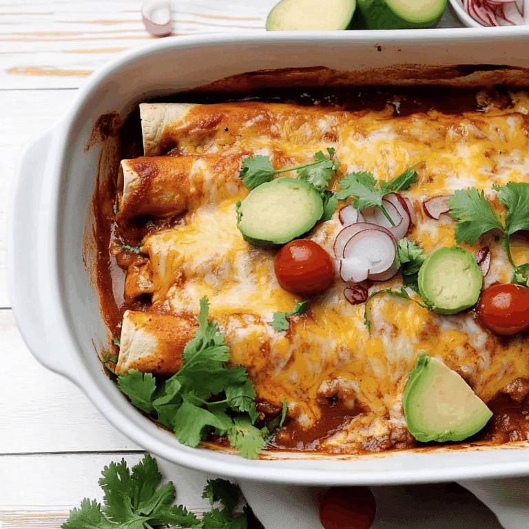 Cheese Enchiladas with Chili Gravy