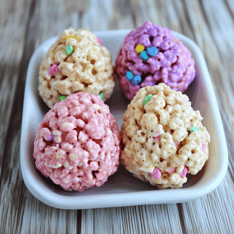 Easter Rice Krispies Eggs