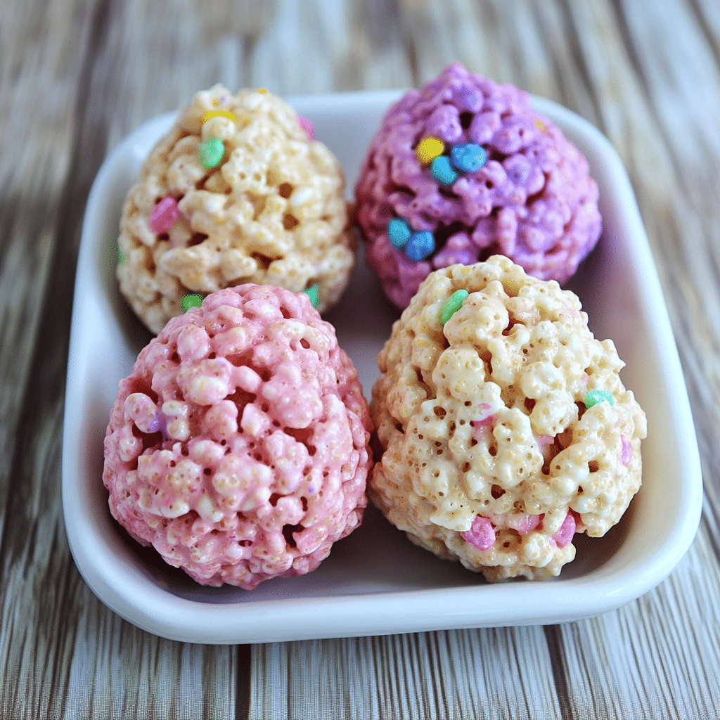 Easter Rice Krispies Eggs