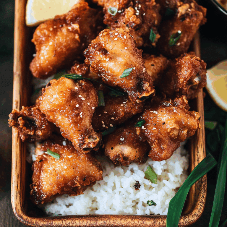 Hawaiian Garlic Fried Chicken