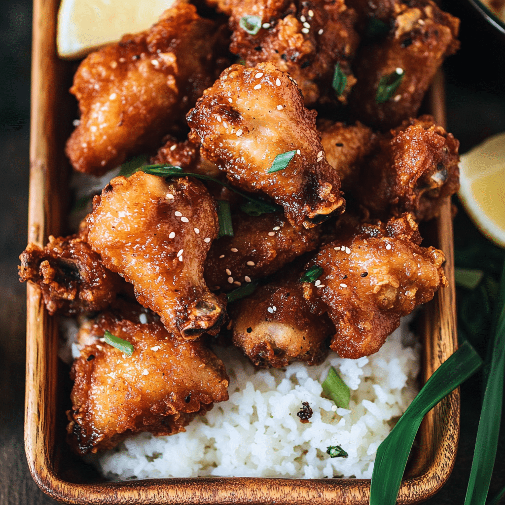 Hawaiian Garlic Fried Chicken