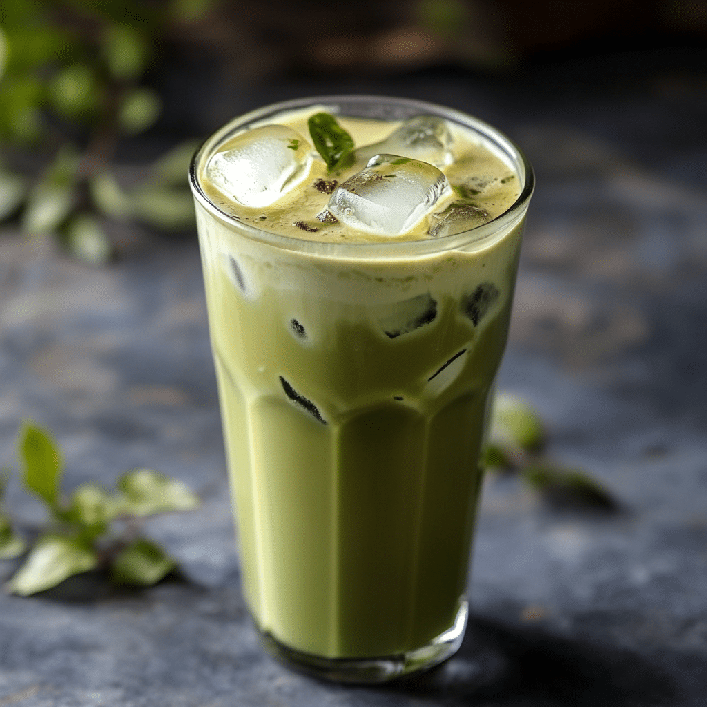 Iced Brown Sugar Matcha Latte