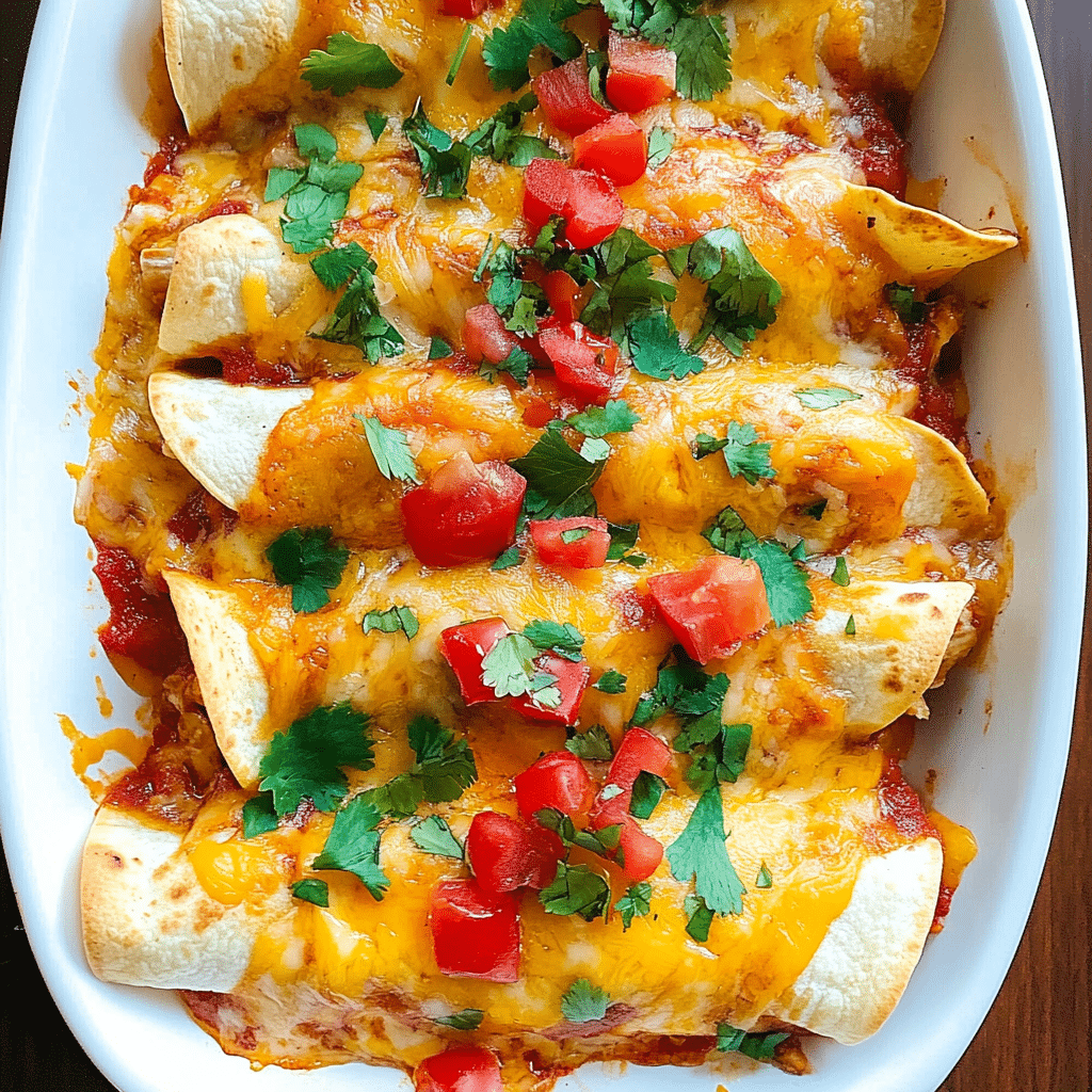 Low-Carb Chicken Enchiladas