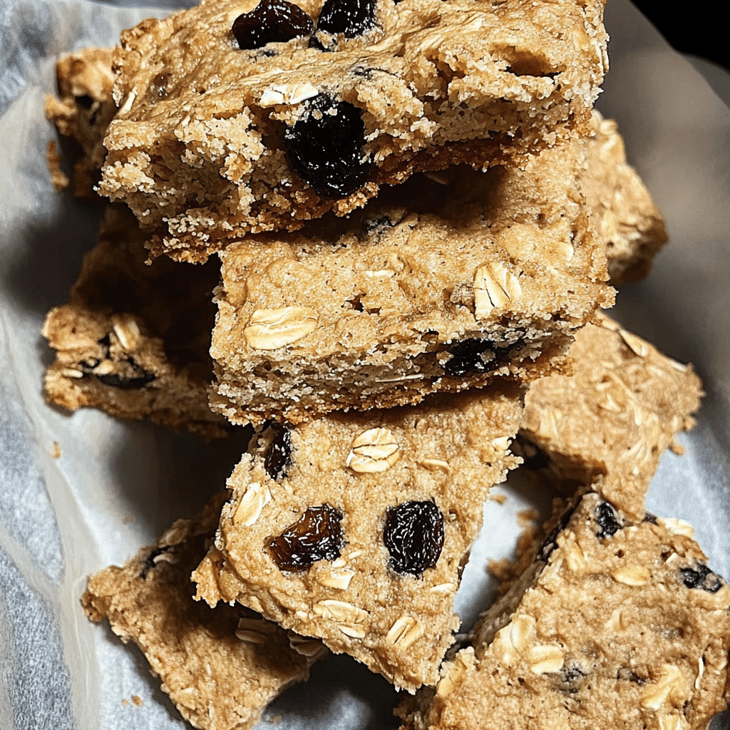 Oatmeal Raisin Cookie Bars