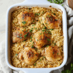 Oven Baked Chicken Rice