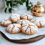 Thai Tea Mochi Crinkle Cookies