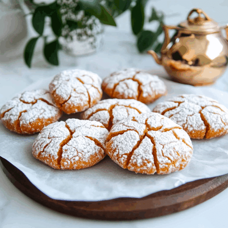 Thai Tea Mochi Crinkle Cookies