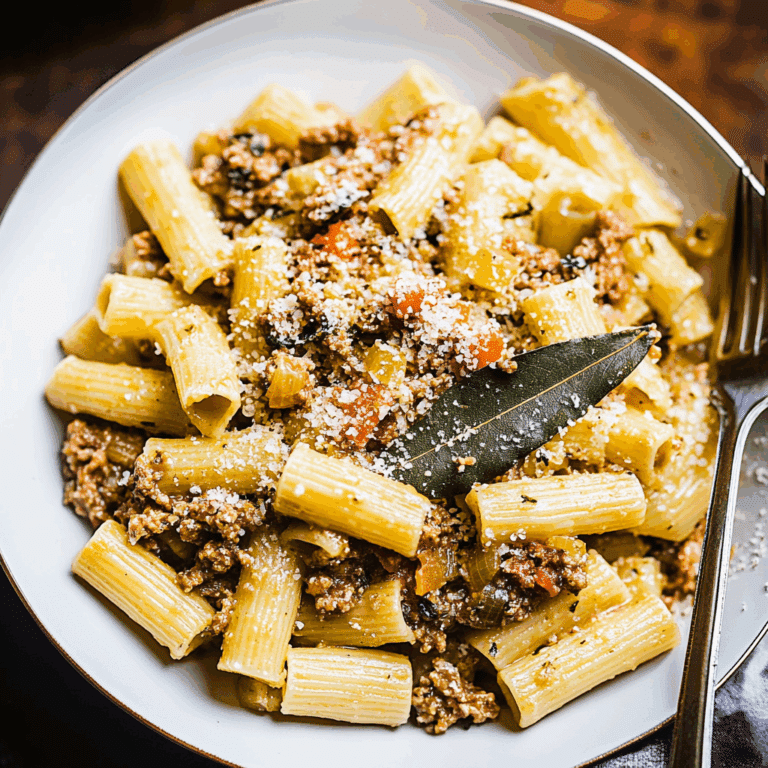 White Bolognese Pasta