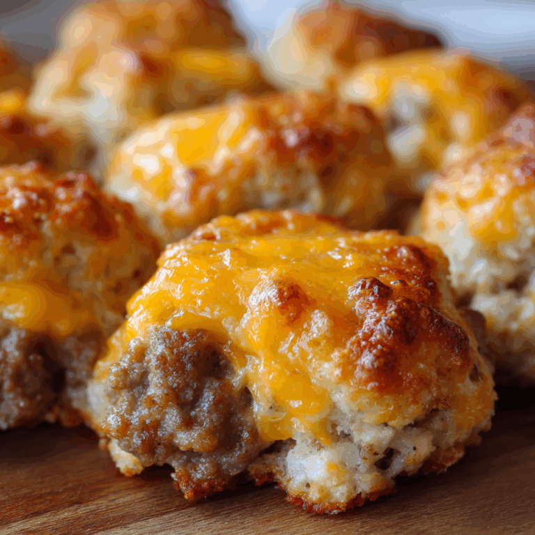 Cheesy Sausage Biscuit Bites