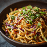 Cold Sesame Noodles with Spicy Peanut Sauce
