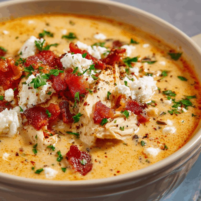 Crack Chicken Soup with Bacon & Cream Cheese