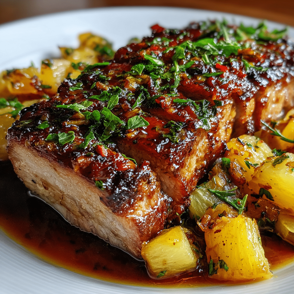 Crock Pot Pineapple Pork Loin