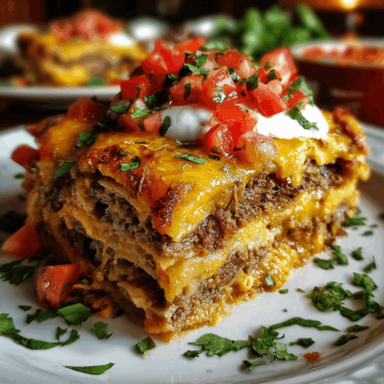 Layered Mexican Tortilla Casserole
