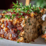 Meatloaf with Stuffing Mix