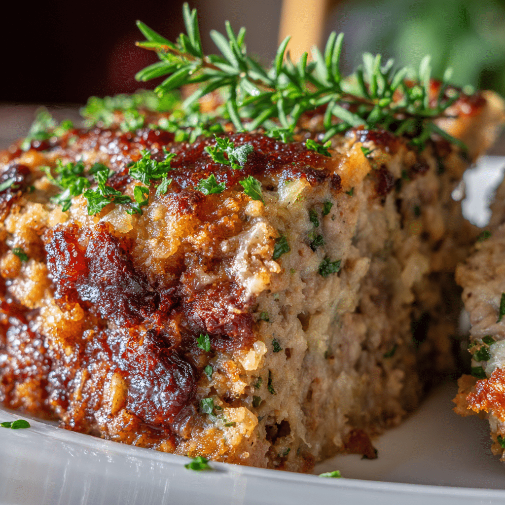 Meatloaf with Stuffing Mix