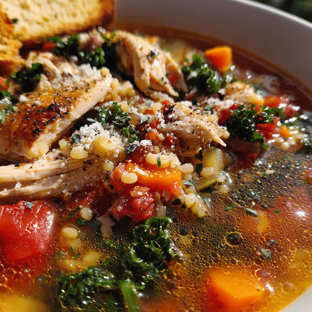 Mediterranean Chicken Soup