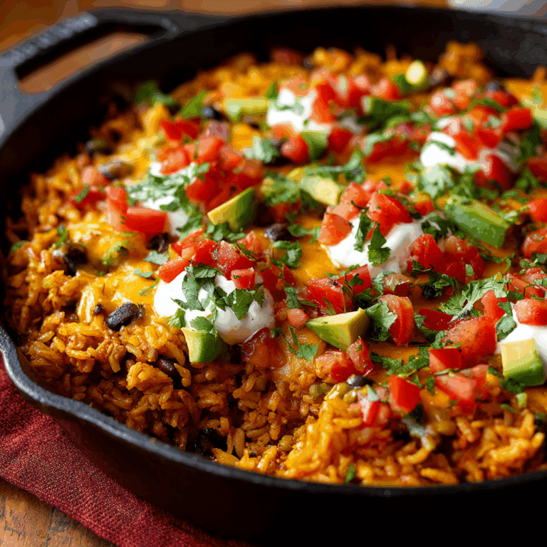 One Pot Mexican Rice Casserole