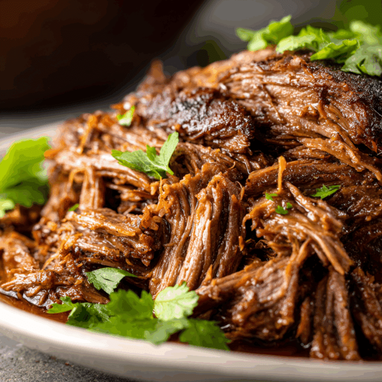 Slow Cooker Shredded Beef