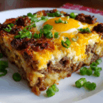 Wake Up Breakfast Casserole with Sausage & Hashbrowns