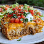 Walking Taco Bake with Fritos & Cheese