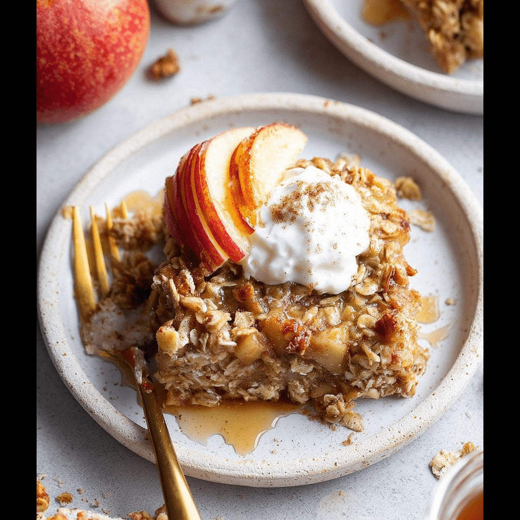 Apple Cinnamon Baked Oatmeal