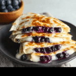 Blueberry Breakfast Quesadilla
