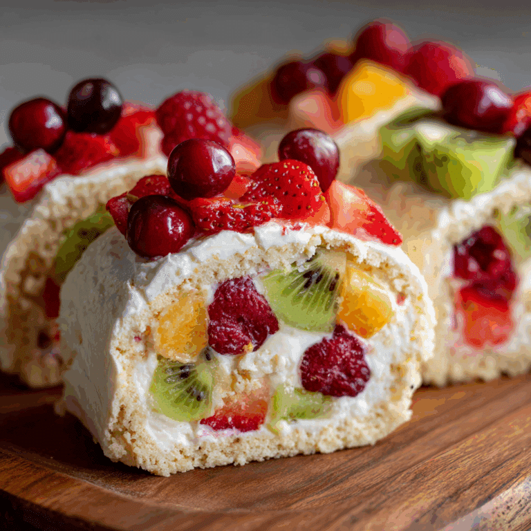 Cheesecake Fruit Salad Roll Ups