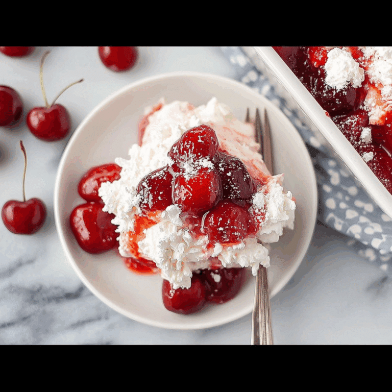 Cherries in the Snow Dessert
