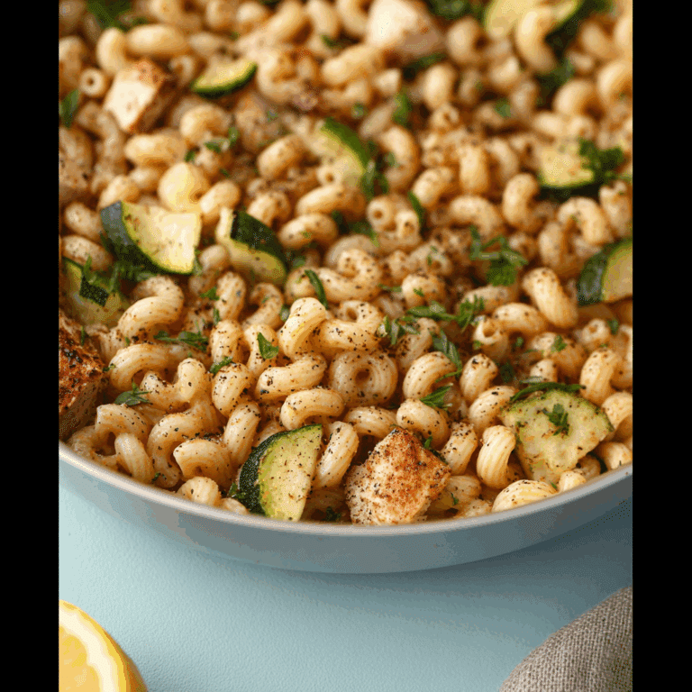 Chicken Zucchini Pasta Skillet