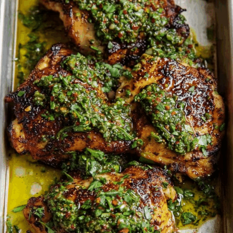 Chimichurri Chicken Thighs
