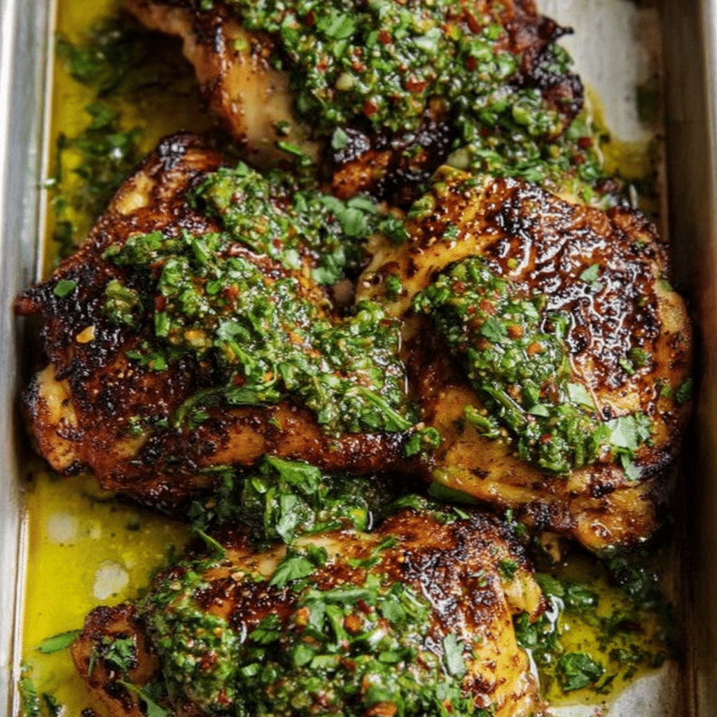 Chimichurri Chicken Thighs