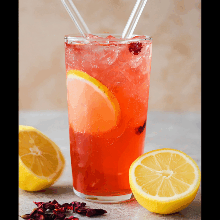 Hibiscus Strawberry Lemonade