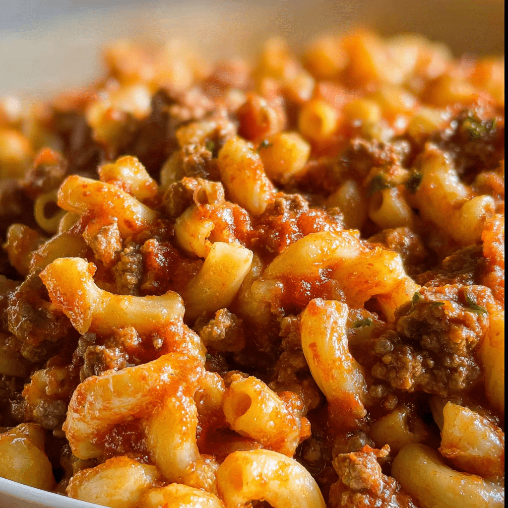Homemade Beefaroni