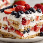 No Bake Berry Icebox Cake
