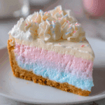 No-Bake Cotton Candy Cheesecake