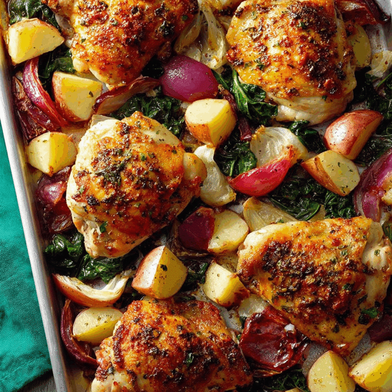 One-Pan Roasted Chicken & Veggies