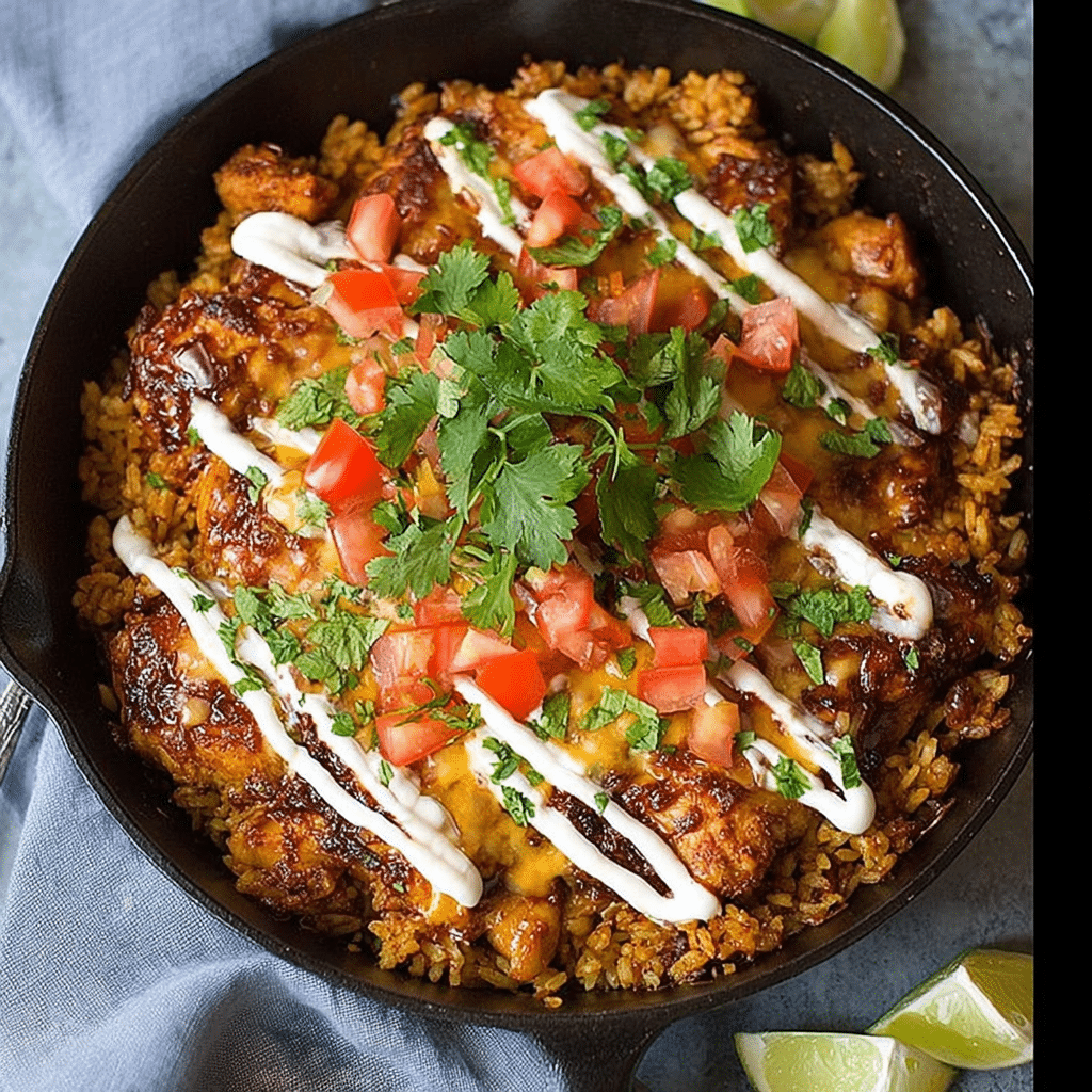 One-Pot BBQ Chicken and Rice