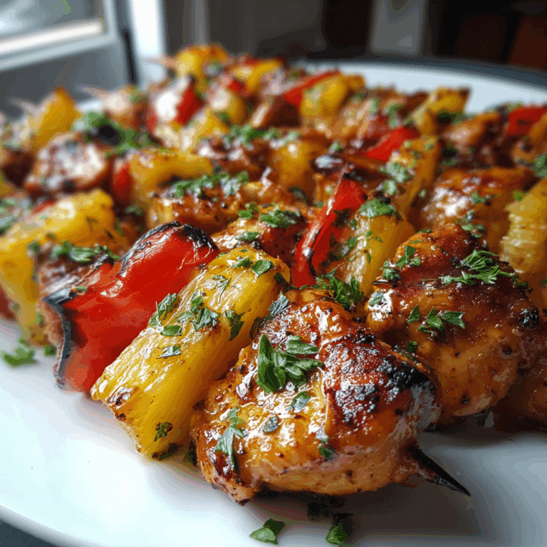Pineapple Chicken Kabobs