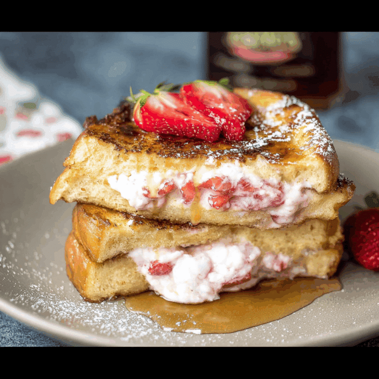 Strawberry Cheesecake French Toast